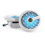 Roswell R1 SERIES 8" Marine Coaxial Speakers with RGB - White (R18WHITE)
