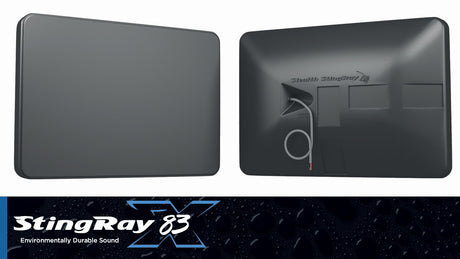 StingRay 83: Full Range, 8" 3-Way Soffit Speaker Kit_|_Premium Distributed Audio, Cinema Surround_|_Includes: Back box, router template, hardware (SRX83SK)