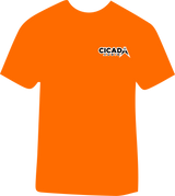 CICADA AUDIO "BABE" T-SHIRT ORANGE - 2XL (CTOB2XL)