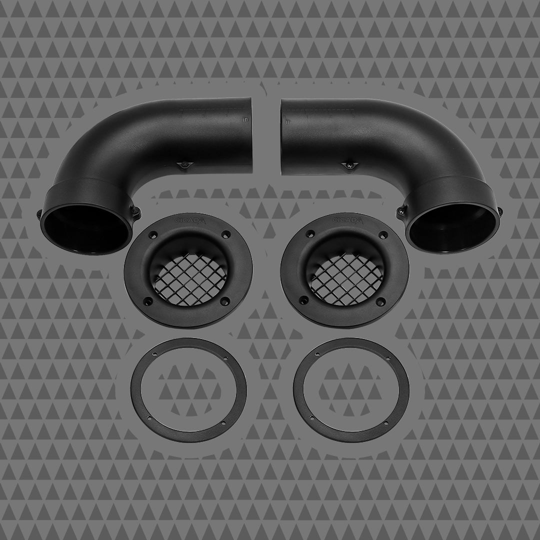 2014-2023 HARLEY DAVIDSON 3" RIGHT ANGLE PORT KIT (HDPORT3)