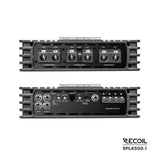 Recoil SPL SERIES Mono Block Amplifier 6,500 Watts RMS @ 1 Ohm, Subwoofer Level Control Included (SPL65001)