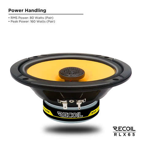 Recoil L3 SERIES 6.5" 2-Way Coaxial Speakers (RLX65)