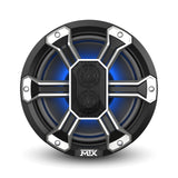 Powersports 8" All-Weather Coaxial W/ Rgb Led, 150W Rms 4½ Black (PS8C)