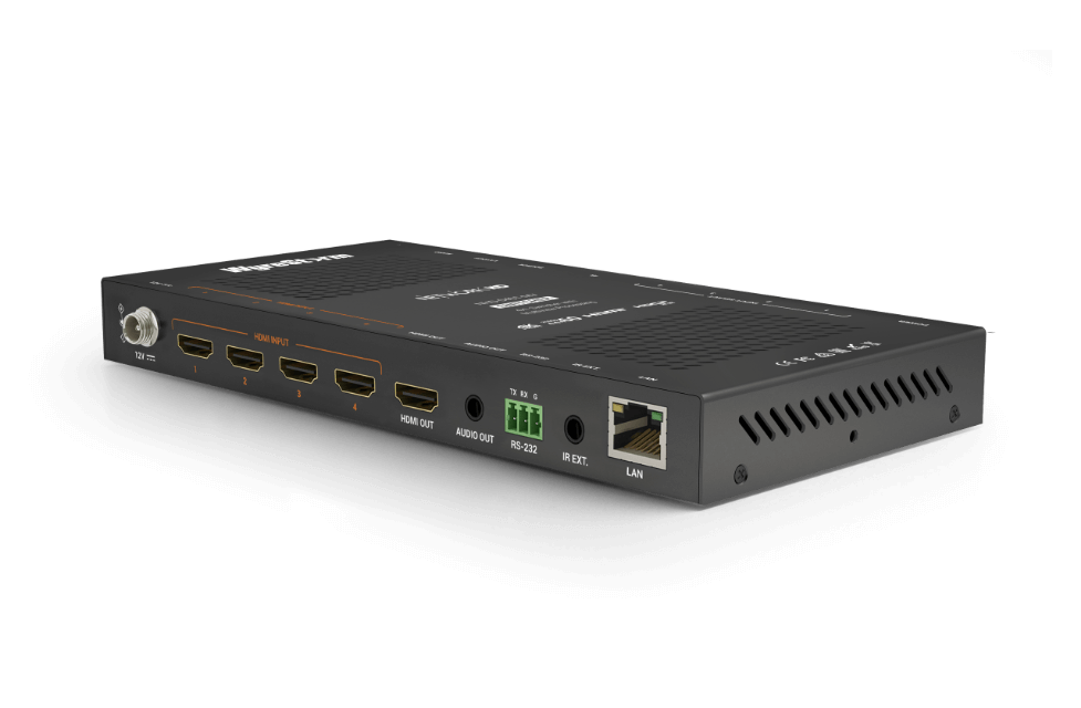 Wyrestorm 5K30Hz NetworkHD 4-Input Multiview Switcher | 5K30Hz 4:4:4 | 4K60Hz 4:4:4 | Dolby Vision & HDR  (NHD0401MV)