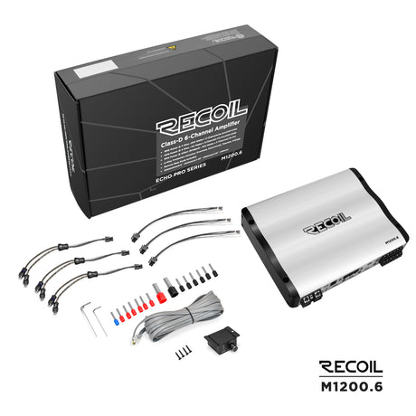 RECOIL Marine Grade 6-Channel Amplfiier - 110 Watts x 6 RMS @ 4 Ohms (M12006)