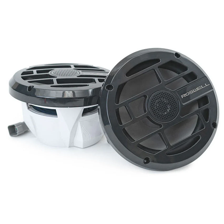Roswell R77 7.7" Marine Coaxial Speakers with RGB - Black (R77)