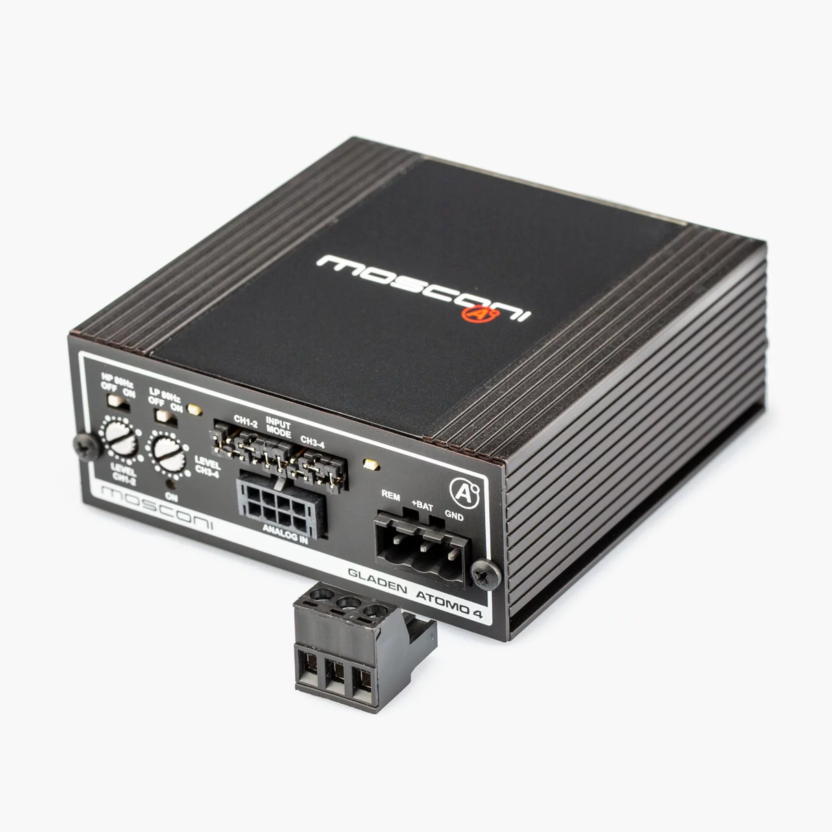 MOSCONI ATOMO 4 Channel Amplifier - 60 Watts x 4 RMS @ 4 Ohms (ATOMO4)