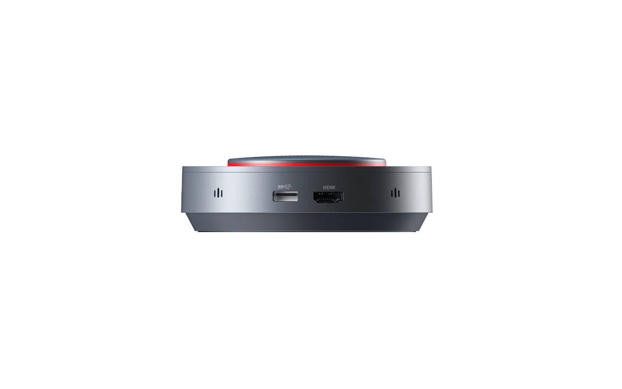 Wyrestorm Compact USB Dock-station with speakerphone | Omni-direction 4xMics | AEC &ANR &AGC | USB-C input with 60W charging  (HALO90)