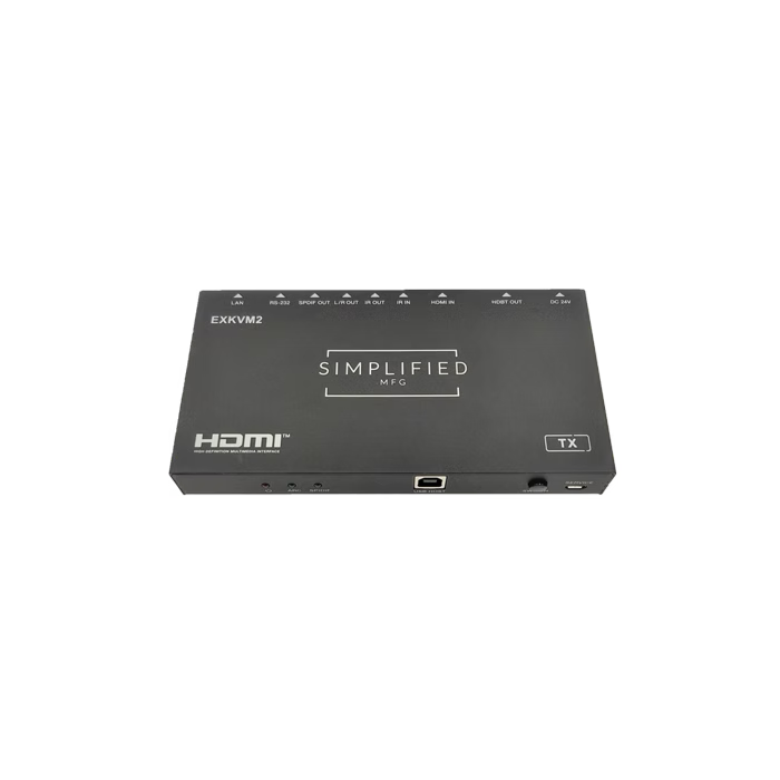 4K HDMI 2.0b 90m extender kit with ARC, USB, IR, RS232, Ethernet (EXKVM2)