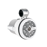 Roswell R1 8" Wakeboard Tower Speakers with Clamps + RGB (White) (R18TOWERWHITE)