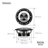 Recoil ECHO PRO SERIES 3.5" Midrange Speakers (sold as pair) (RD35)