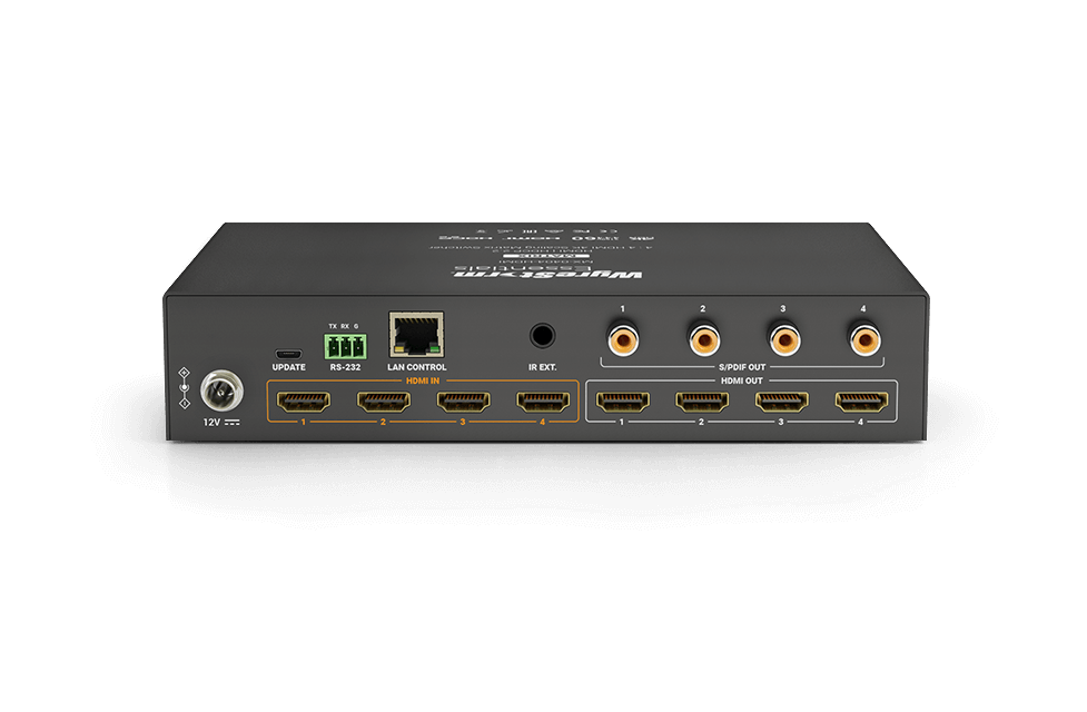 Wyrestorm 5K60Hz 4x4 HDMI Matrix | 5K60Hz 4:2:0 | 4K60Hz 4:4:4 | Dolby Vision & HDR  (MX0404HDMI)