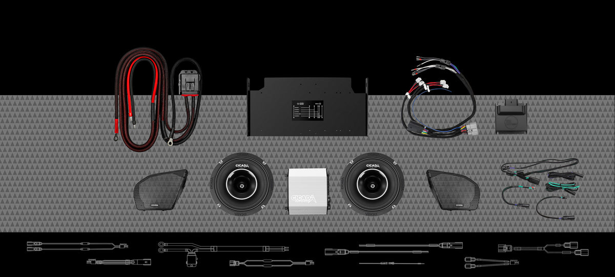 2024+ HARLEY DAVIDSON ROAD GLIDE 2-SPEAKER PACKAGE  (24FLXPCH4X2RG)