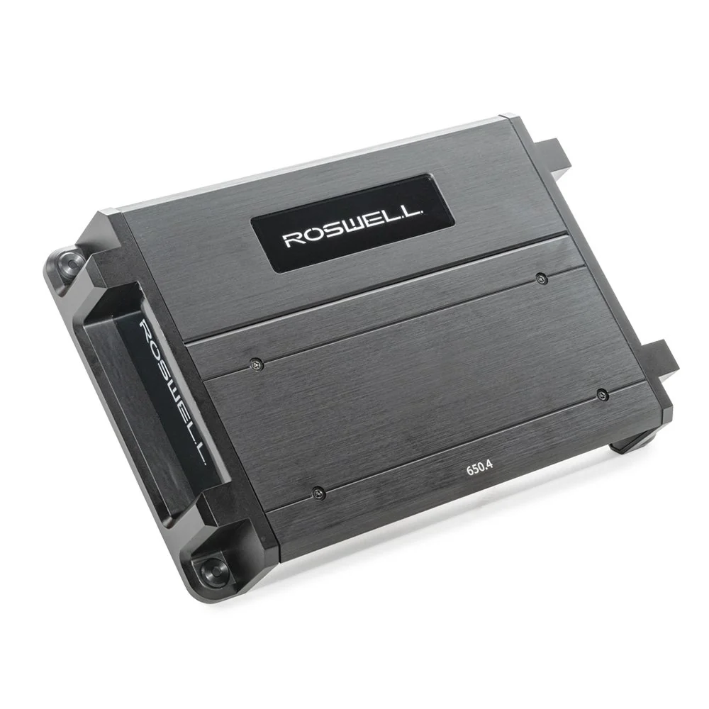 Roswell R1 2-Channel Amplifier - 100 Watts x 4 RMS @ 4 Ohms / 165 Watts x 4 RMS @ 2 Ohms (R16504)