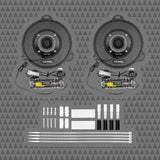2014-2023 HARLEY DAVIDSON STREET GLIDE GRILLE TWEETER KIT (RR075 included) (CHDSGGTK)