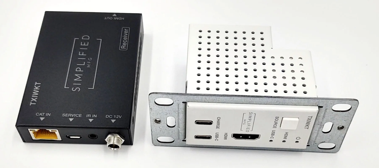 4K HDMI 2.0b 35/50m HDMI Decora wall plate extender kit (TXIWKT)