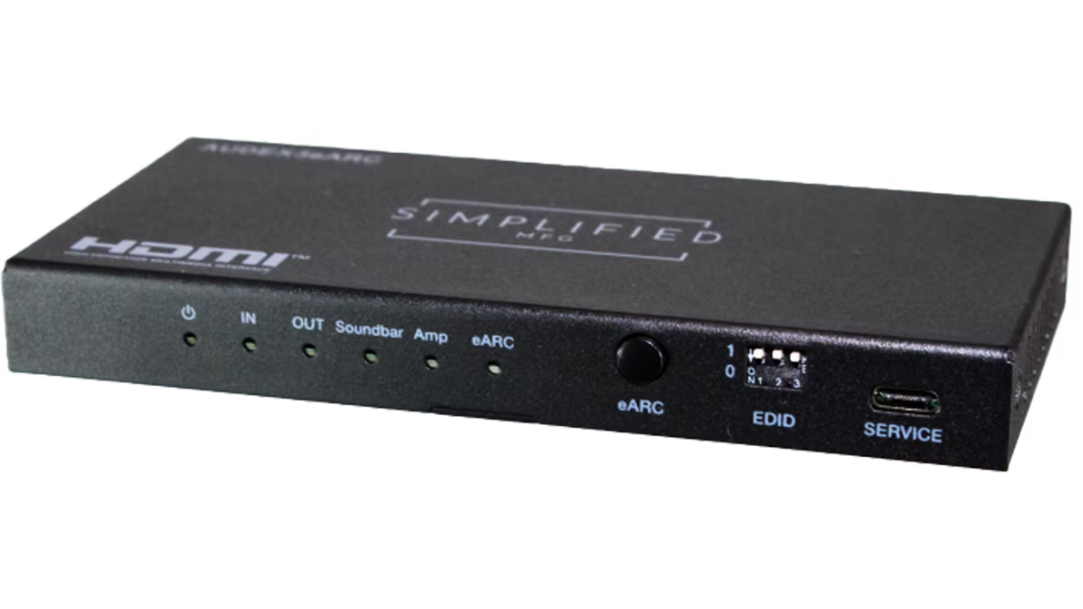 HDMI 2.1 eARC Audio extractor w/multiple outputs (AUDEX3eARC)