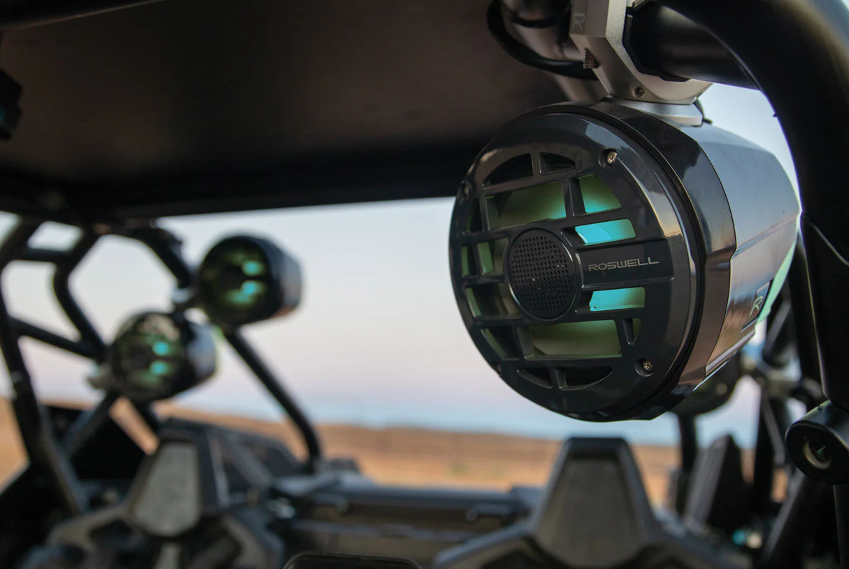 Roswell OFFROAD Firefly 6.5" Cage Speaker Package w/ RGB Remote (FIREFLYPKG)
