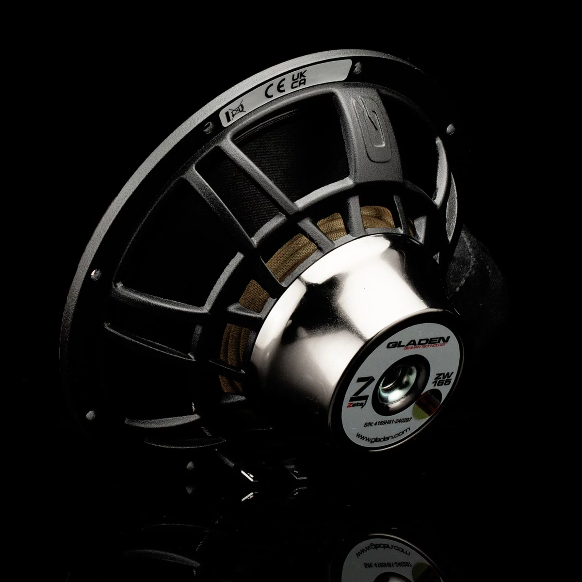 GLADEN ZETA SERIES 6.5" Mid-Bass Woofers (pair) (ZW165)